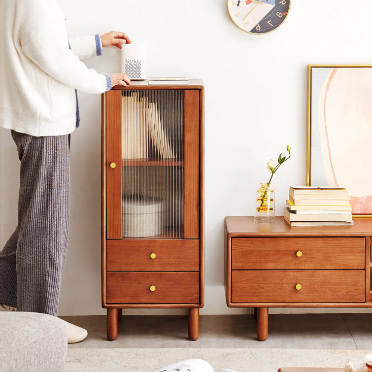 Solid wood on sale entryway cabinet